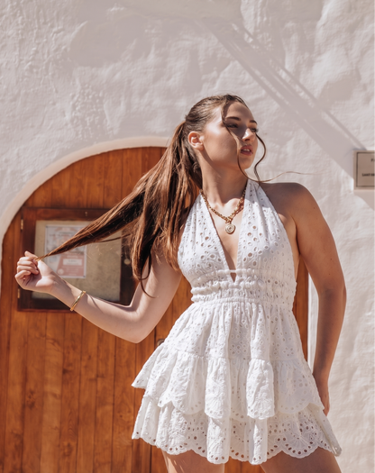 Saona Dress white