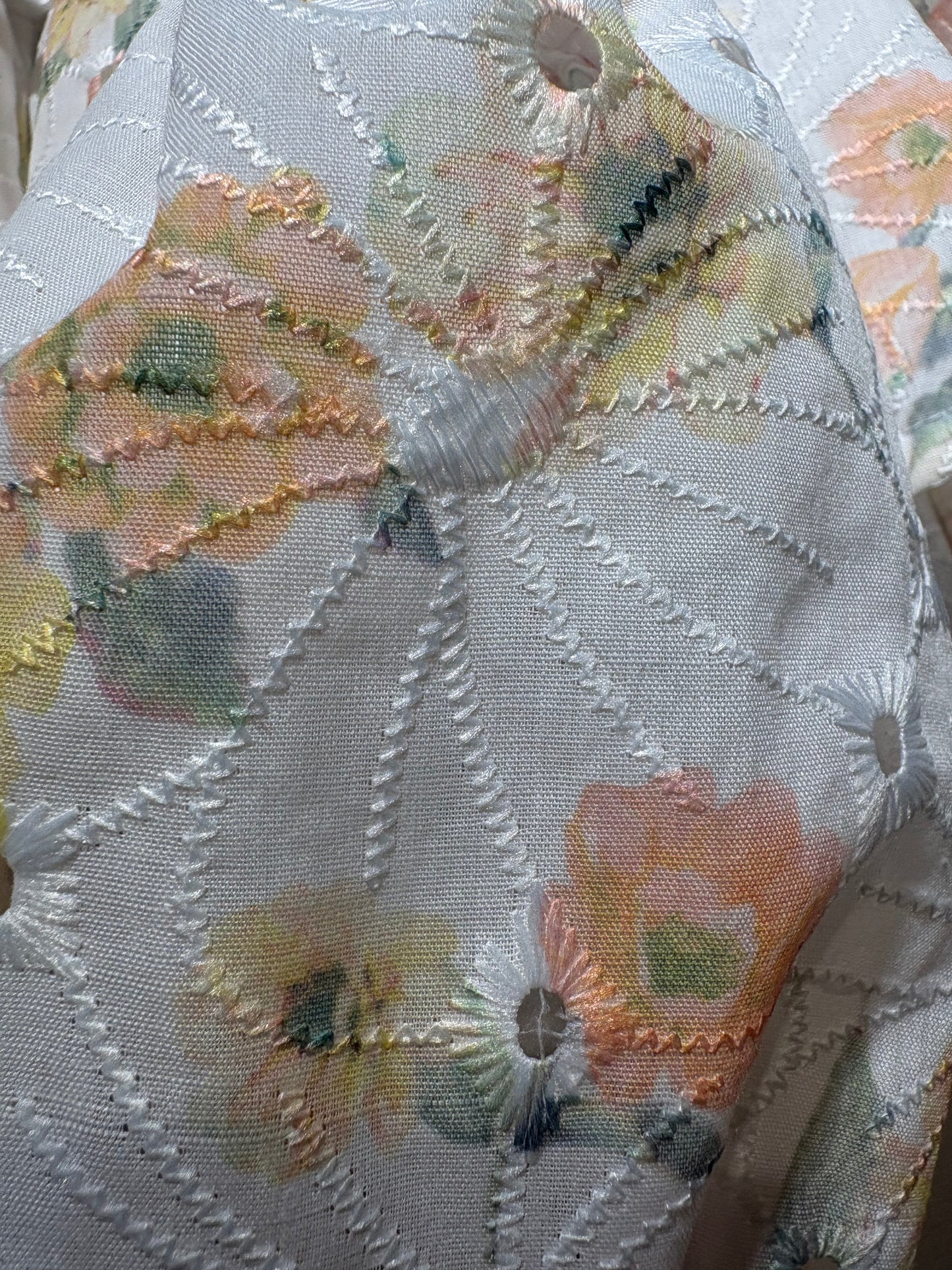 Bassa Artisan Set - Embroidered Floral Halter Top and Skirt